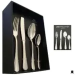 Faqueiro Liso em aço inox 24 pecas 18/0 3mm de espessura