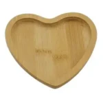 TRAVESSA CORACAO BAMBU 12,5X12,5X1,5CM