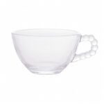 Xicaras P/Cha De Cristal De Chumbo S/Pires Pearl 180Ml