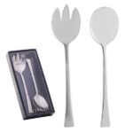 TALHERES DE SALADA ACO INOX C/2 PECAS ARTSY (PRATA) (FLORARTE) Vol. 1 a 14