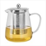 CHALEIRA EM VIDRO BOROSSILICATO COM INFUSOR 500 ML
