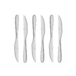 Conjunto 6 Facas P/Mesa De Aco Inox Gastro 21,5Cm