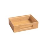 Caixa Vazada De Bambu Empilhavel 15,1X11X4,5Cm - Oikos Natural  Ean :7908192501639