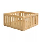 Cesto Ripado De Bambu 27Cm - Oikos Natural  Ean :7908192513724