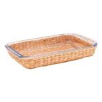 Travessa Ret Vd C/ Rattan 3000Ml