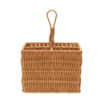 Porta Talher e Organizador, Possui 4 Compartimentos Produzidos em Fibra Natural, Funcional Para Armazenar Talheres e outros Utensílios Domésticos. Decore Seu Ambiente Com um Toque Rústico. - Imagem 3