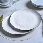 Conjunto com 6 Pratos Raso Orgânico New White Gold Ø26,5cm - 1214139501 - Imagem 3
