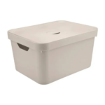 Caixa Organizadora Ou com Tampa 18L Linha Cube