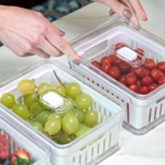 Organizador De Geladeira Ervas Frutas Legumes Clear Fresh Com Cesto 2,2l Ou OF 450 - Imagem 3